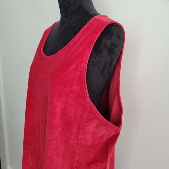 Denim&Co Red Sleeveless Jumper Maxi Dress - Picture 3 of 11